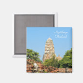 タイの古都アユタヤ マグネット (正面/裏面)