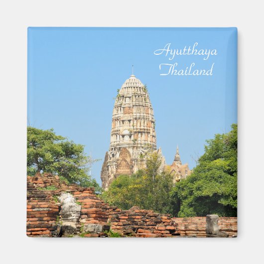 タイの古都アユタヤ マグネット (正面)