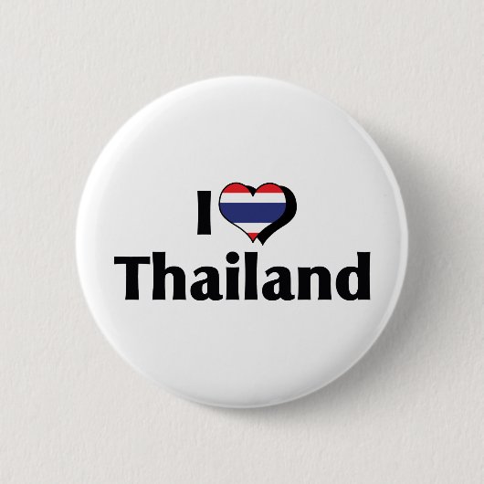 タイの国旗が好き 缶バッジ (正面)