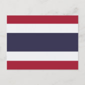 タイの国旗のポストカード ポストカード (正面)