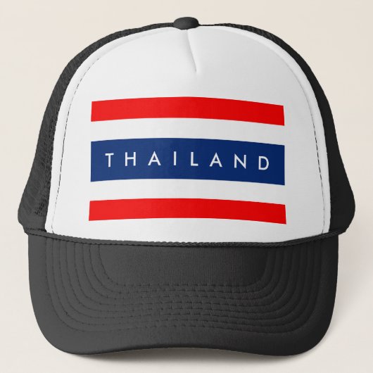 タイの国旗の国家の記号の名前の文字 キャップ (正面)