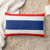 タイの国旗の枕 ランバークッション (ブランケット)