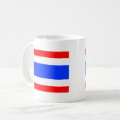 タイの国旗 コーヒーマグカップ (正面左)