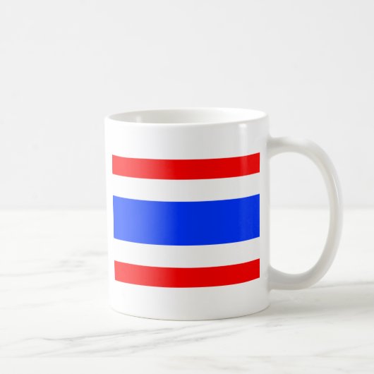タイの国旗 コーヒーマグカップ (右)