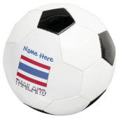 タイの国旗 ブルー カスタマイズ名 サッカーボール (3/4)