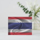 タイの国旗 ポストカード (スタンド正面)
