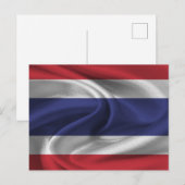 タイの国旗 ポストカード (正面/裏面)