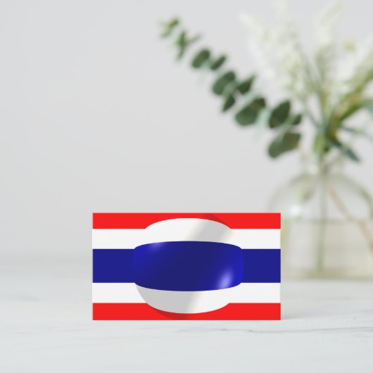 タイの国旗 名刺 (スタンド正面)