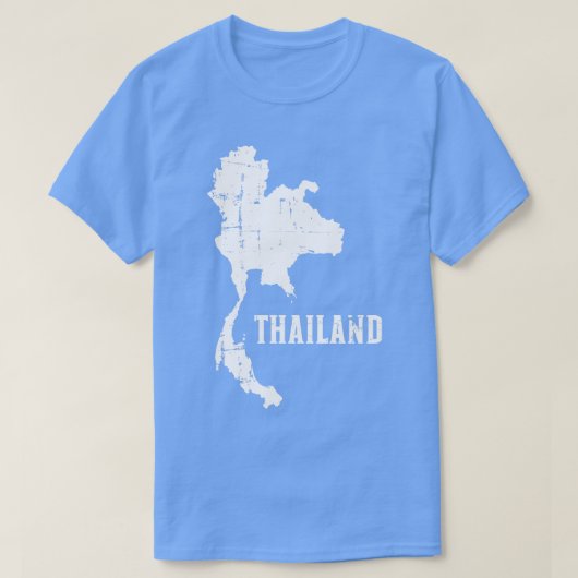 タイの地図2 Tシャツ (デザイン正面)