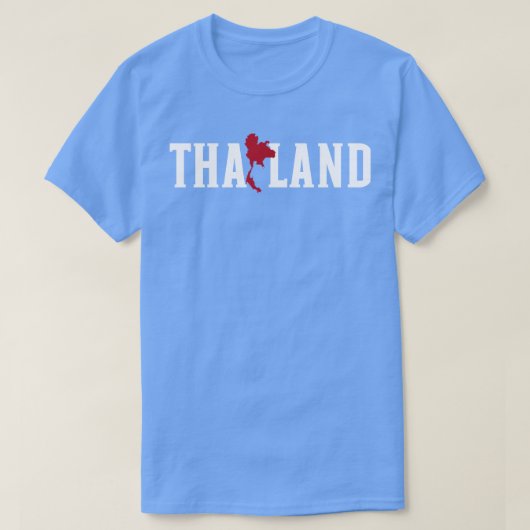 タイの地図3 Tシャツ (デザイン正面)