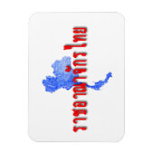 タイの地図 マグネット (縦)