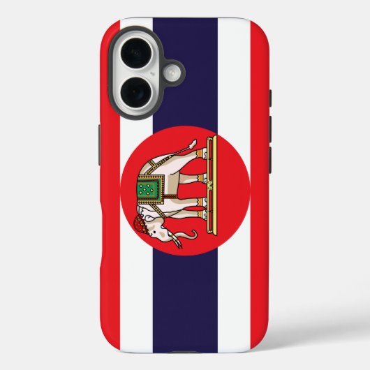 タイの変形旗 Case-Mate iPhoneケース (裏面)