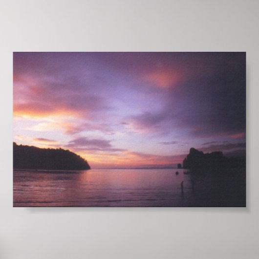 タイの夕日 ポスター (正面)