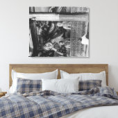 タイの大仏像の写真 キャンバスプリント (インサイチュ (寝室))