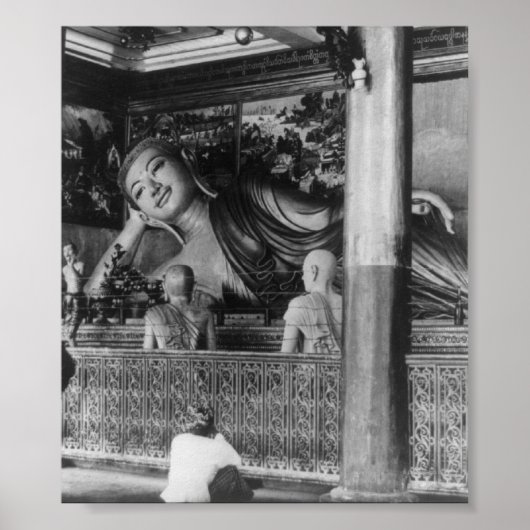 タイの大仏像 ポスター (正面)