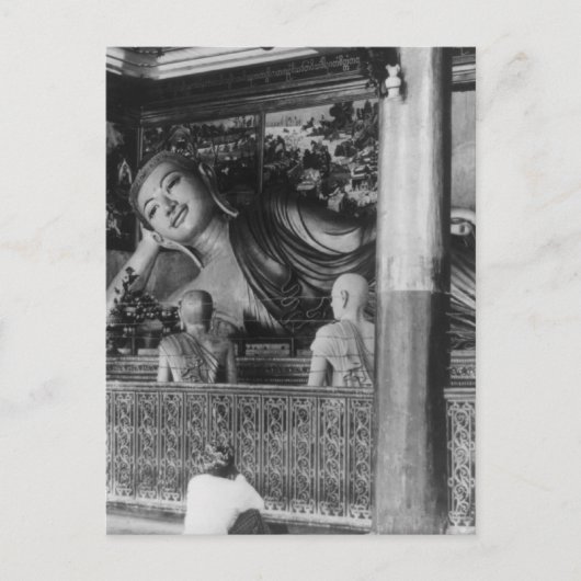 タイの大仏像 ポストカード (正面)