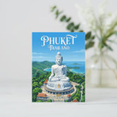 タイの大仏 ポストカード (スタンド正面)