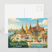 タイの大宮殿 ポストカード (正面/裏面)
