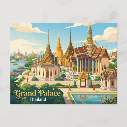 タイの大宮殿 ポストカード (正面)