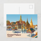 タイの大宮殿 ポストカード (正面/裏面)