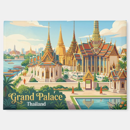 タイの大宮殿 マグネット (正面)