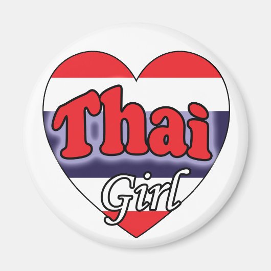 タイの女の子 マグネット (正面)