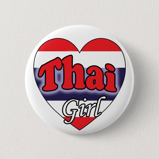 タイの女の子 缶バッジ (正面)