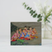 タイの女性用はがき ポストカード (スタンド正面)