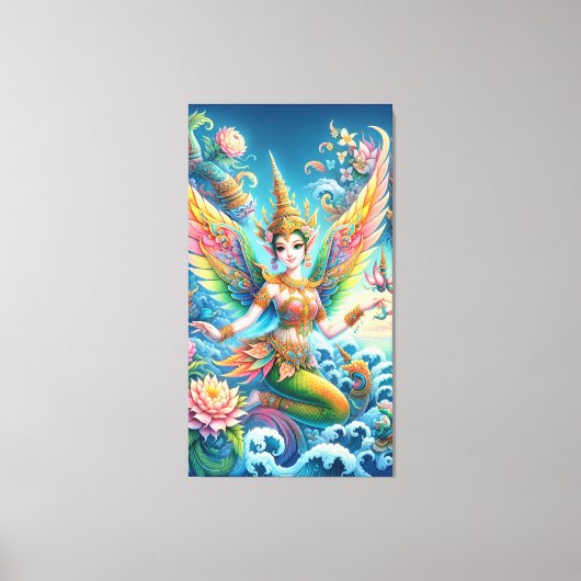 タイの妖精 キャンバスプリント (正面)