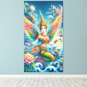 タイの妖精 キャンバスプリント (インサイチュ (ウッドフロア))