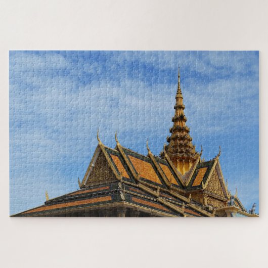 タイの宮殿の屋根 ジグソーパズル (横)