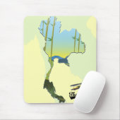 タイの旅行地図 マウスパッド (マウス)