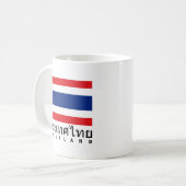 タイの旗 コーヒーマグカップ (正面左)