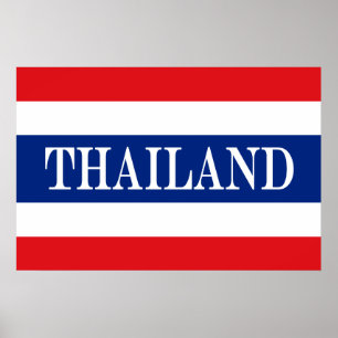 タイの旗 ポスター
