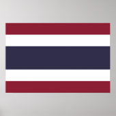 タイの旗 ポスター (正面)