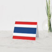 タイの旗Notecard カード (正面)