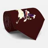 タイの暗闇の抽象芸術のカップル ネクタイ (ロール)