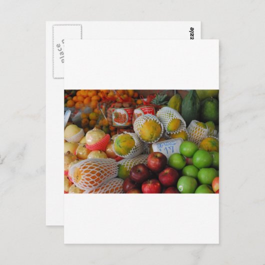 タイの果物 ポストカード (正面/裏面)