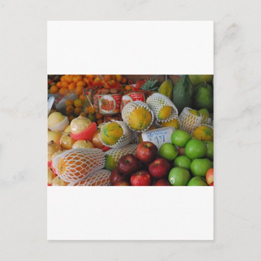 タイの果物 ポストカード (正面)