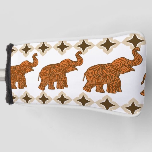 タイの模様 ゴルフヘッドカバー (正面)