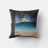 タイの水酸化カリウム溶液のWaiの島のビーチ クッション (裏面)