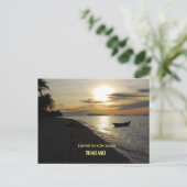 タイの浮き上がり市場はがき ポストカード (スタンド正面)