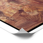 タイの産業：鉄と石炭(w/c) ポスター (角)