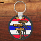 タイの目的地 – バンコクチェンマイプーケット キーホルダー (正面)