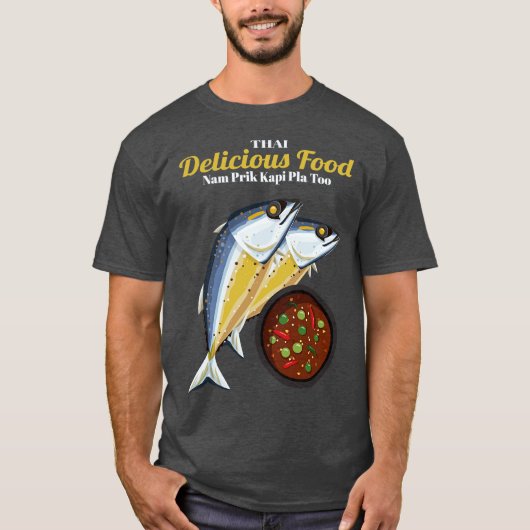 タイの美味しい食べ物 Tシャツ (正面)