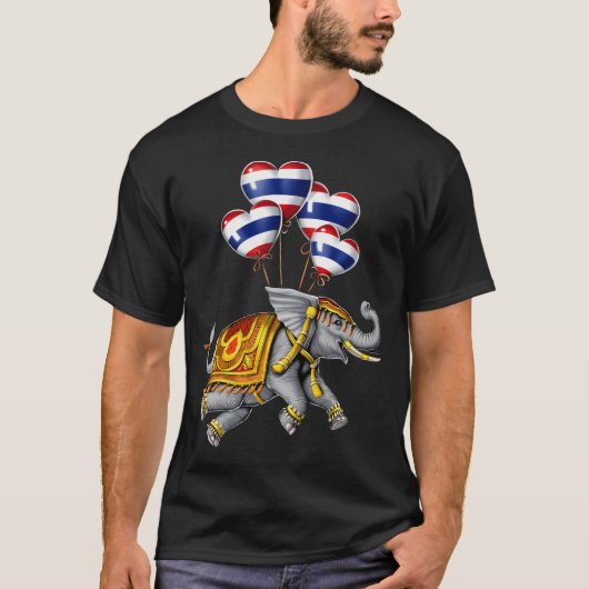タイの象 Tシャツ (正面)