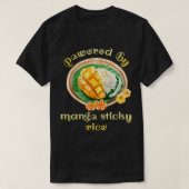 タイの通りフードラブPowered By Mango Sticky Rice Tシャツ (デザイン正面)