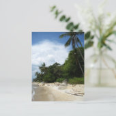 タイの郵便はがきのKo Phanganの海岸線 ポストカード (スタンド正面)