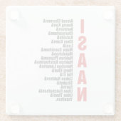 タイの都市 ガラスコースター (裏面)