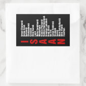 タイの都市 長方形シール (バッグ)